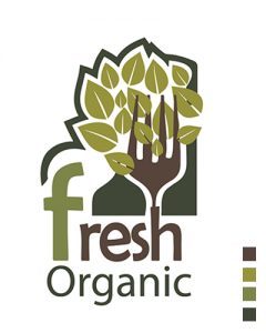 Fresh organic logo